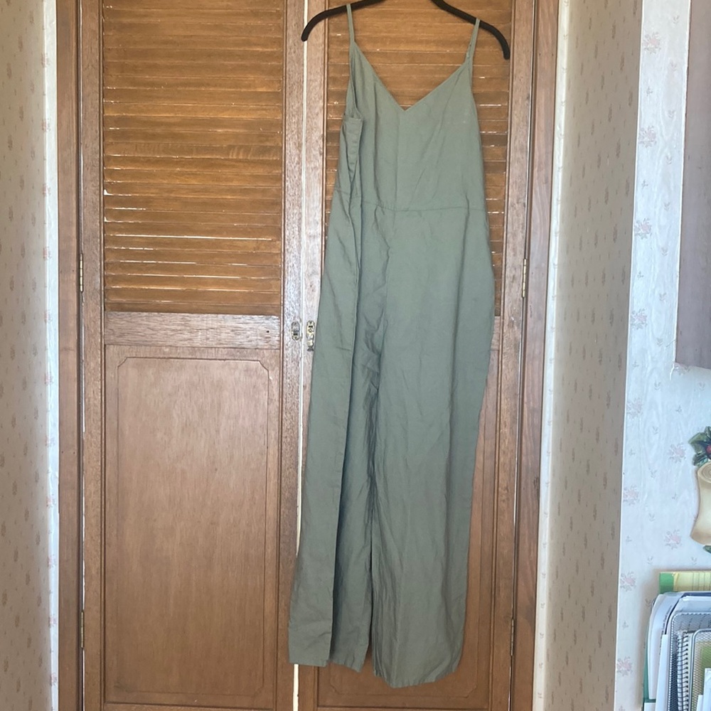 Uniqlo Green Jumpsuit